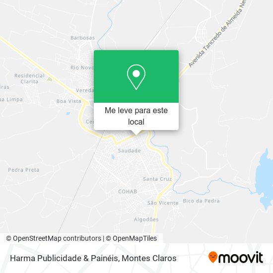 Harma Publicidade & Painéis mapa