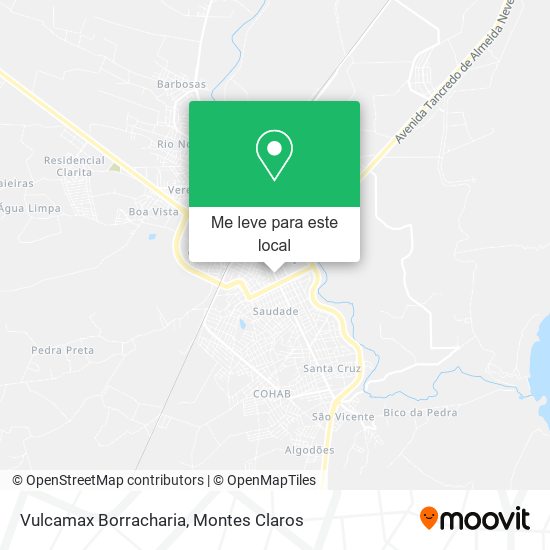 Vulcamax Borracharia mapa