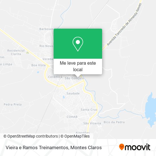 Vieira e Ramos Treinamentos mapa