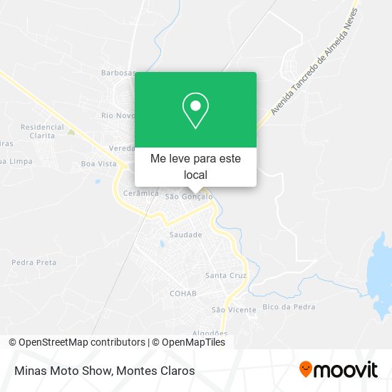 Minas Moto Show mapa