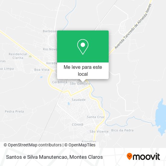 Santos e Silva Manutencao mapa
