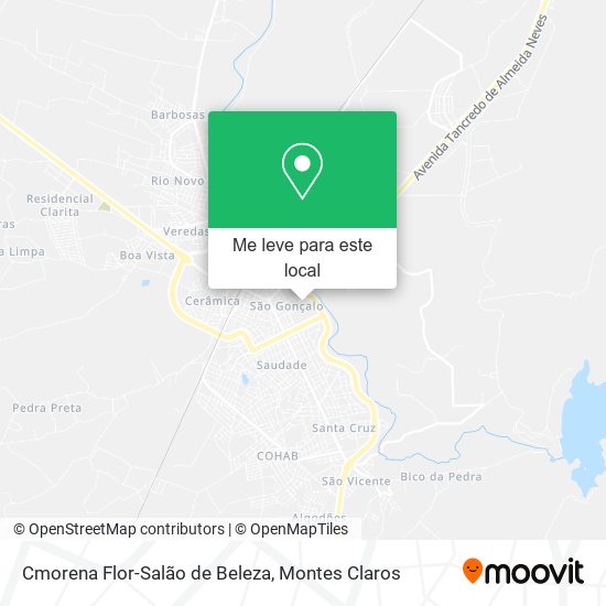 Cmorena Flor-Salão de Beleza mapa