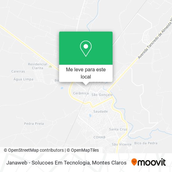 Janaweb - Solucoes Em Tecnologia mapa