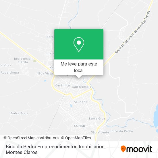 Bico da Pedra Empreendimentos Imobiliarios mapa