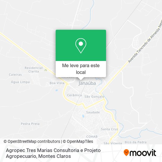 Agropec Tres Marias Consultoria e Projeto Agropecuario mapa
