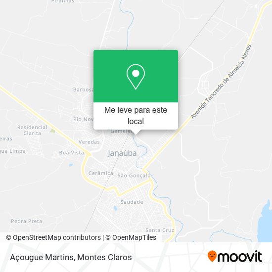 Açougue Martins mapa