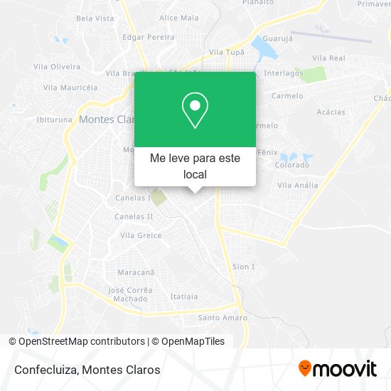 Confecluiza mapa