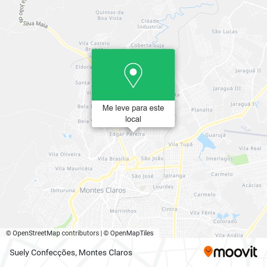 Suely Confecções mapa
