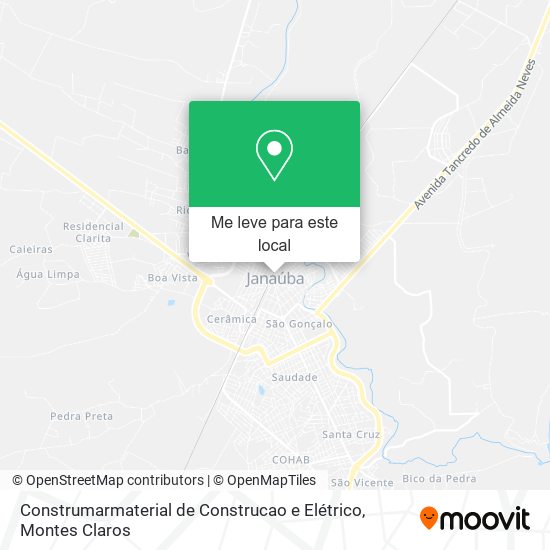 Construmarmaterial de Construcao e Elétrico mapa