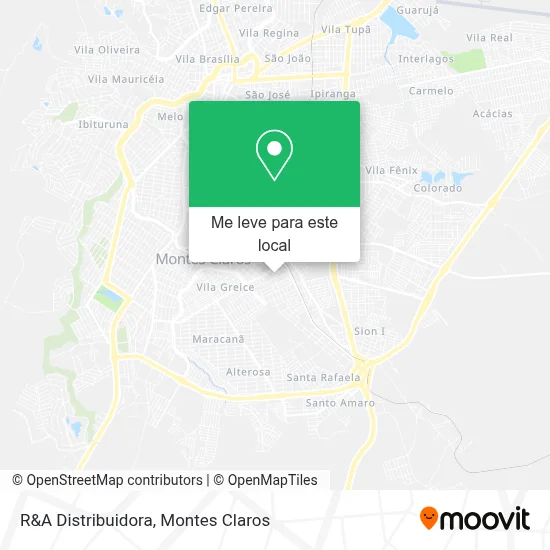 R&A Distribuidora mapa