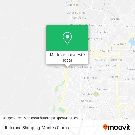 Ibituruna Shopping mapa