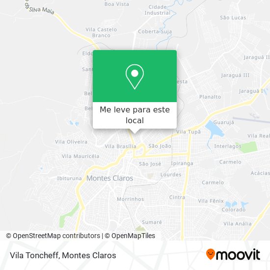 Vila Toncheff mapa