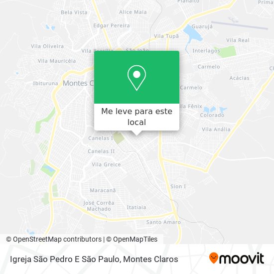 Igreja São Pedro E São Paulo mapa