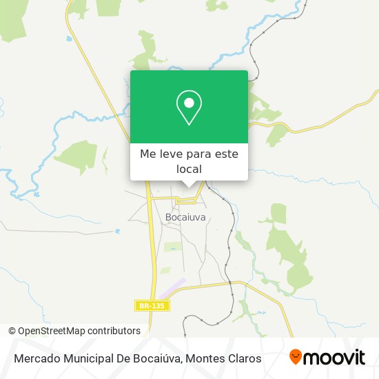 Mercado Municipal De Bocaiúva mapa