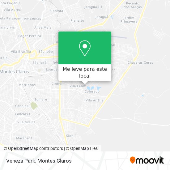 Veneza Park mapa