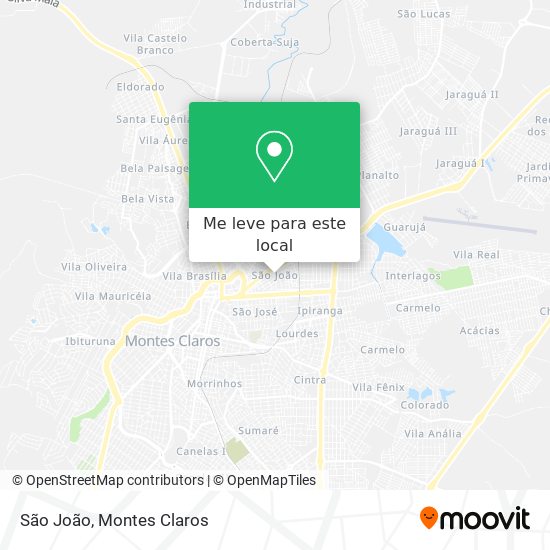 São João mapa