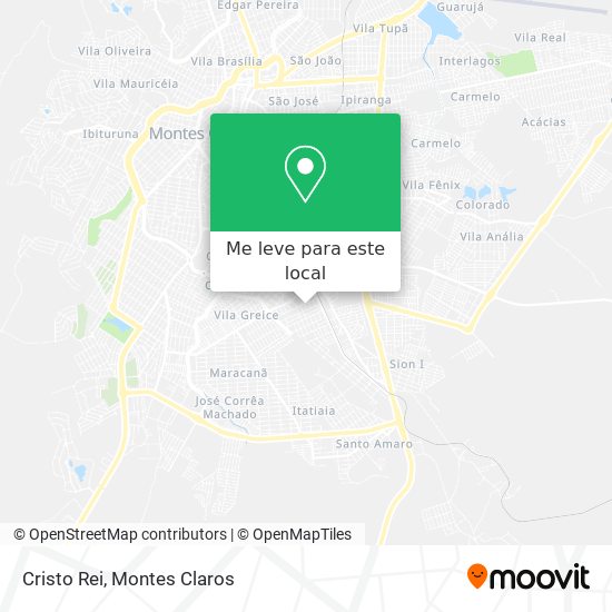 Cristo Rei mapa