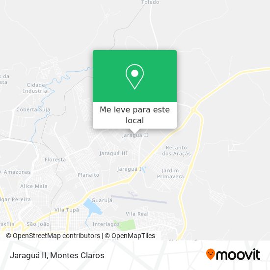 Jaraguá II mapa