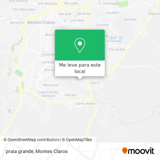 praia grande mapa