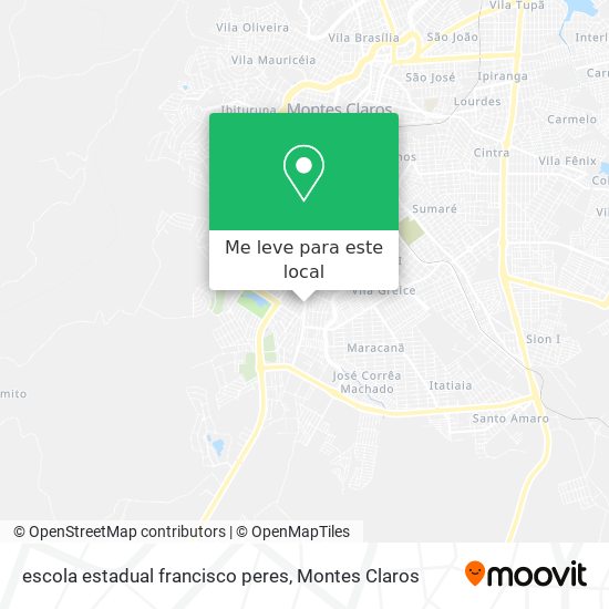 escola estadual francisco peres mapa