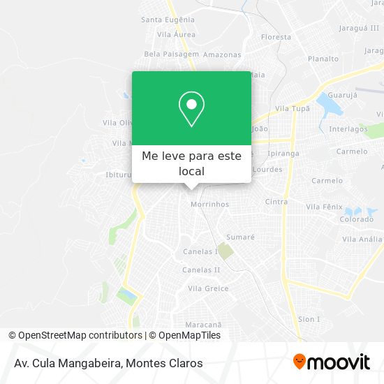 Av. Cula Mangabeira mapa