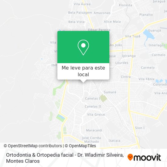 Ortodontia & Ortopedia facial - Dr. Wladimir Silveira mapa