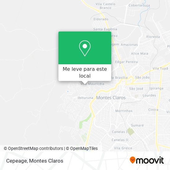 Cepeage mapa