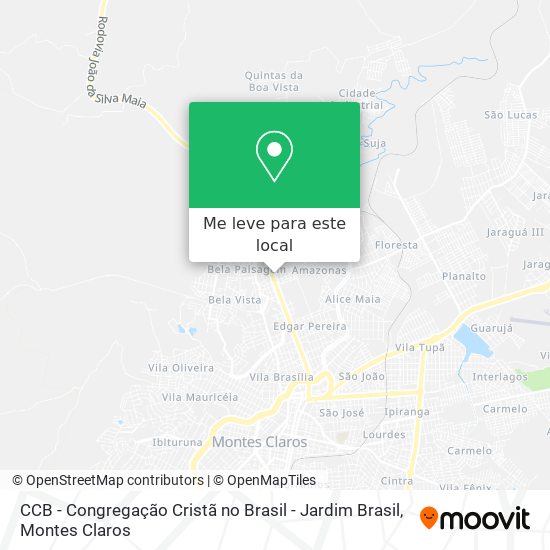 CCB - Congregação Cristã no Brasil - Jardim Brasil mapa