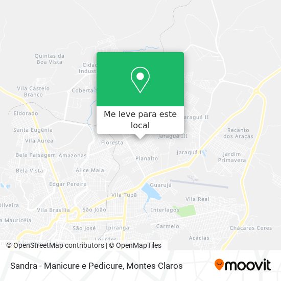 Sandra - Manicure e Pedicure mapa