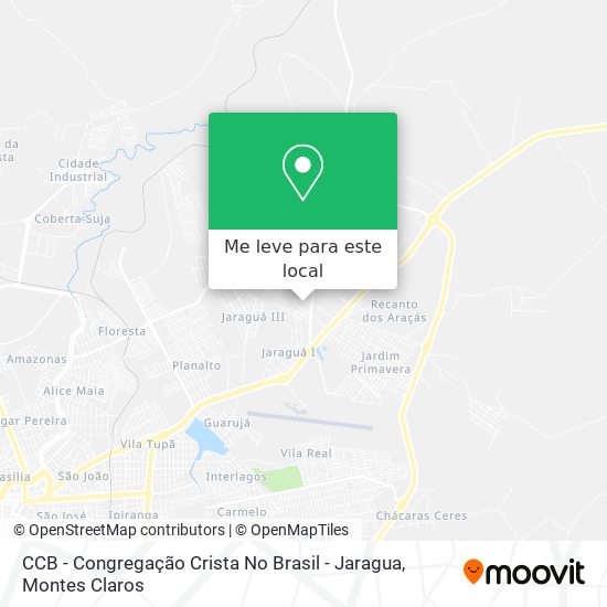 CCB - Congregação Crista No Brasil - Jaragua mapa