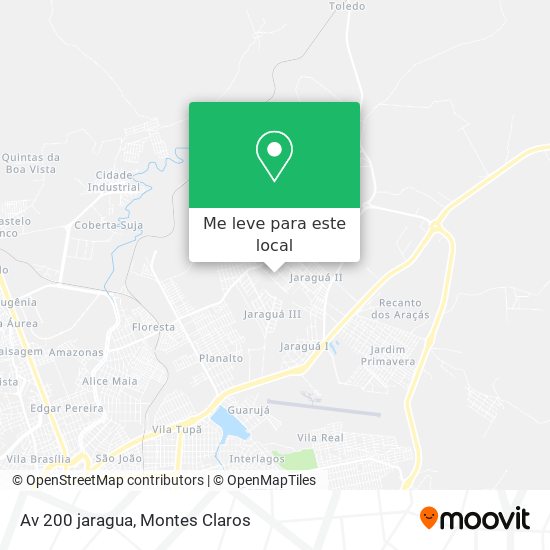 Av 200 jaragua mapa