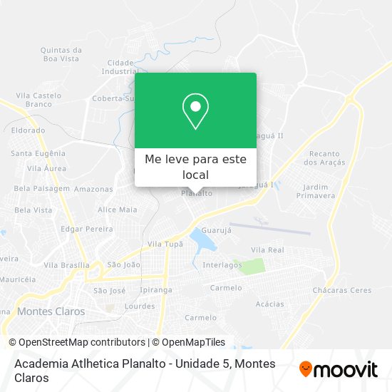 Academia Atlhetica Planalto - Unidade 5 mapa