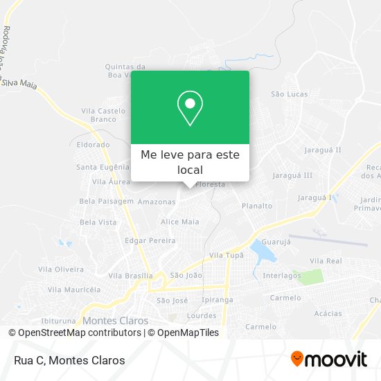 Rua C mapa