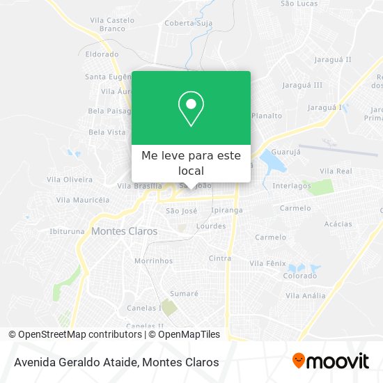 Avenida Geraldo Ataide mapa