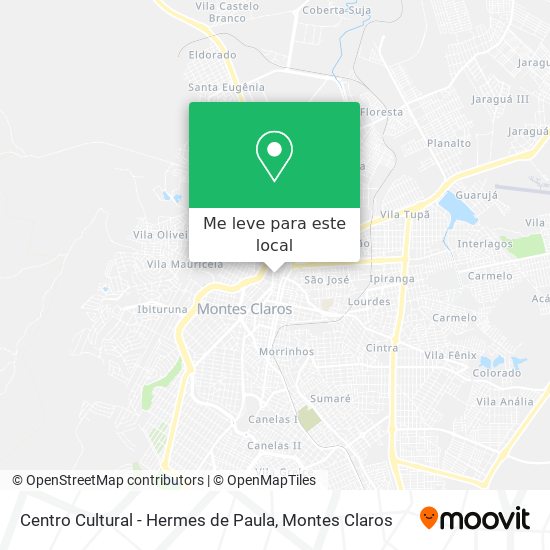 Centro Cultural - Hermes de Paula mapa