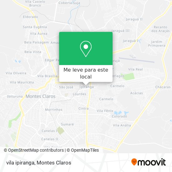 vila ipiranga mapa