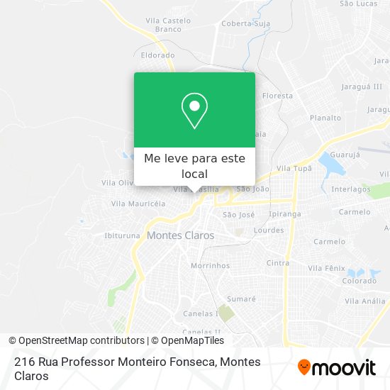 216 Rua Professor Monteiro Fonseca mapa