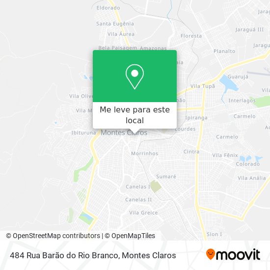 484 Rua Barão do Rio Branco mapa