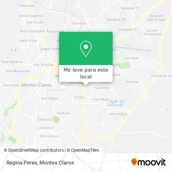Regina Peres mapa