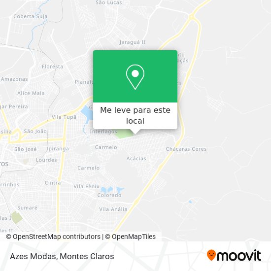 Azes Modas mapa