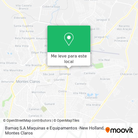 Bamaq S.A Maquinas e Equipamentos -New Holland mapa