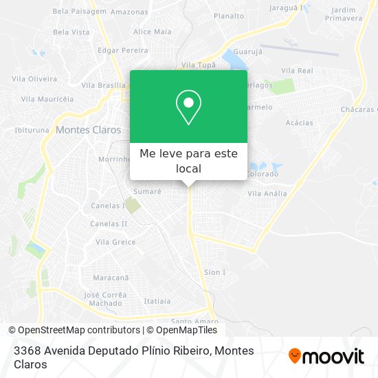 3368 Avenida Deputado Plínio Ribeiro mapa