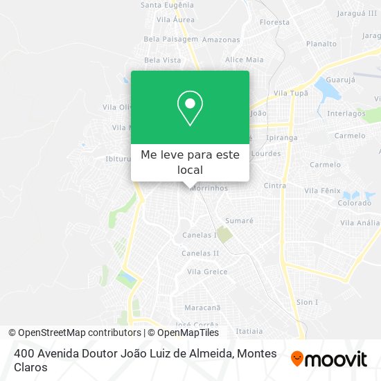 400 Avenida Doutor João Luiz de Almeida mapa
