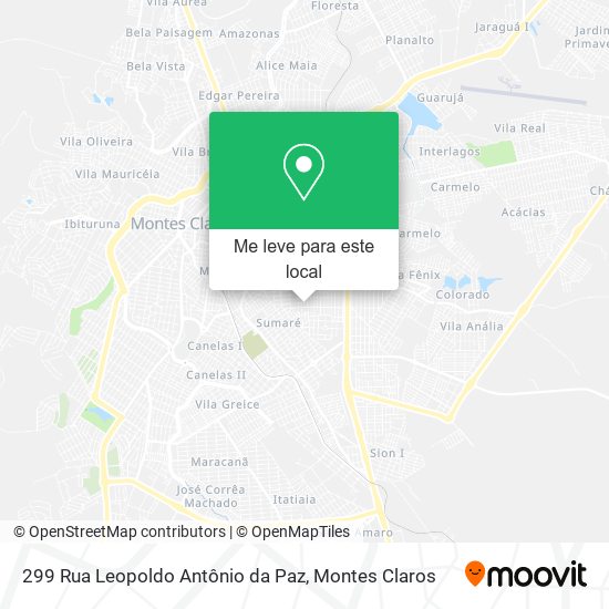 299 Rua Leopoldo Antônio da Paz mapa