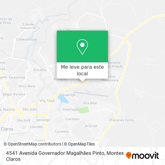 4541 Avenida Governador Magalhães Pinto mapa