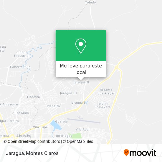 Jaraguá mapa