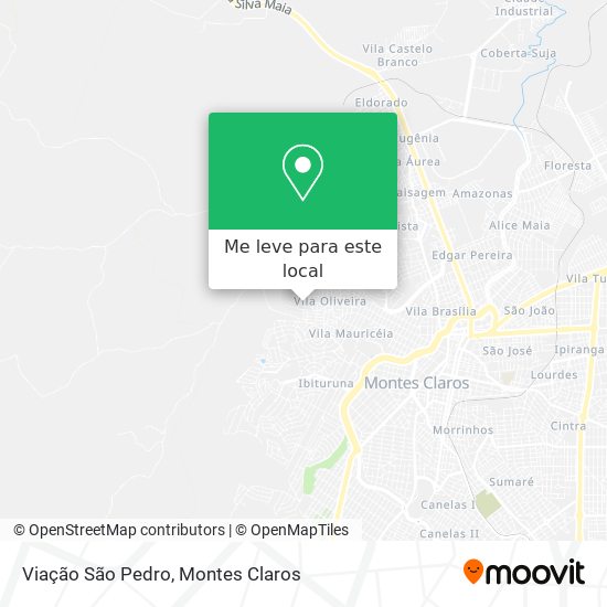 Viação São Pedro mapa