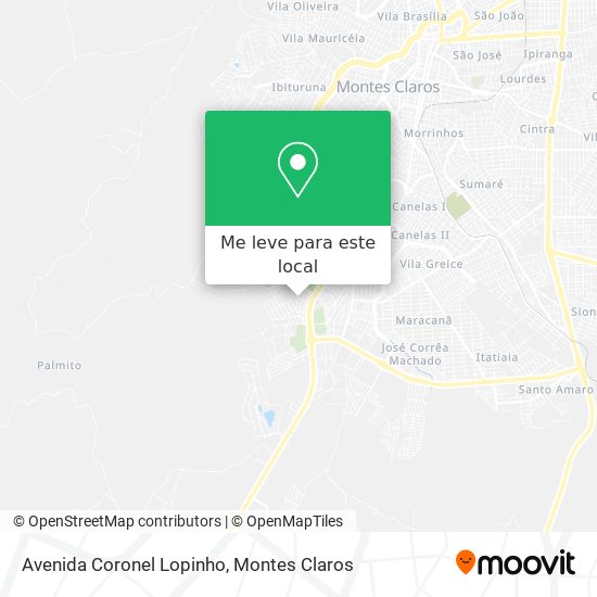Avenida Coronel Lopinho mapa