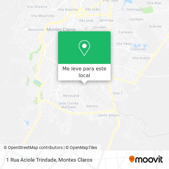 1 Rua Aciole Trindade mapa