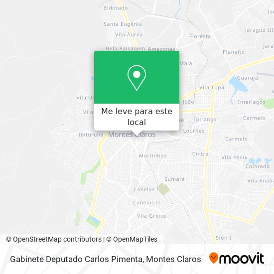 Gabinete Deputado Carlos Pimenta mapa